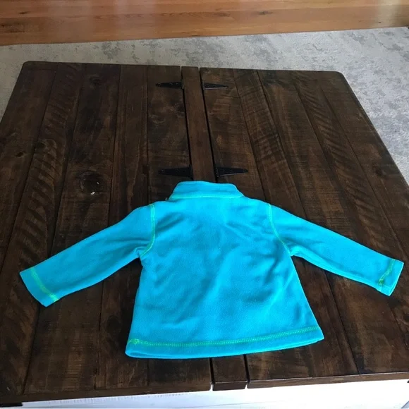 The Black Dog Kids Blue Quarter-Zip Fleece Pullover Size 18 months - Picture 5 of 12